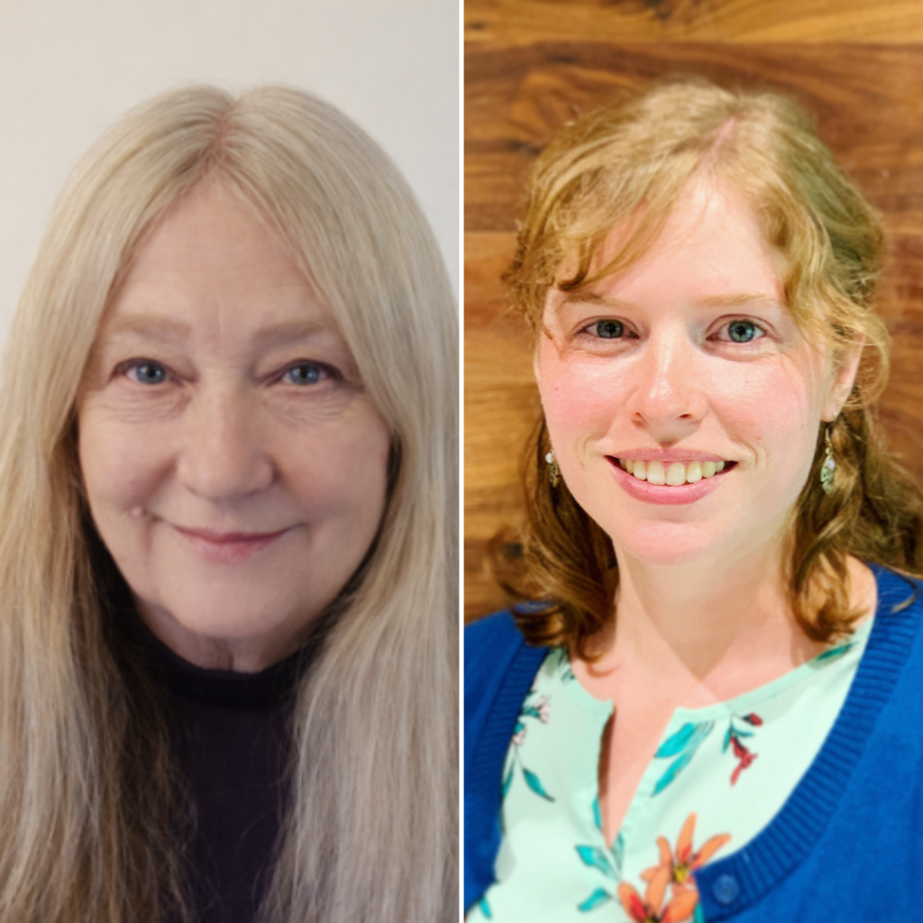 headshots for barb radigan on left and larissa wagner on right