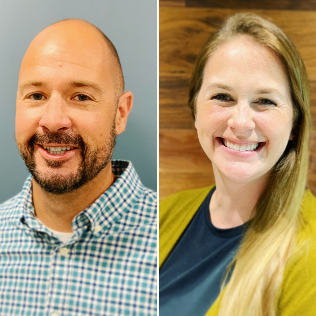 headshot for brian hildreth on left and erika jenns on right