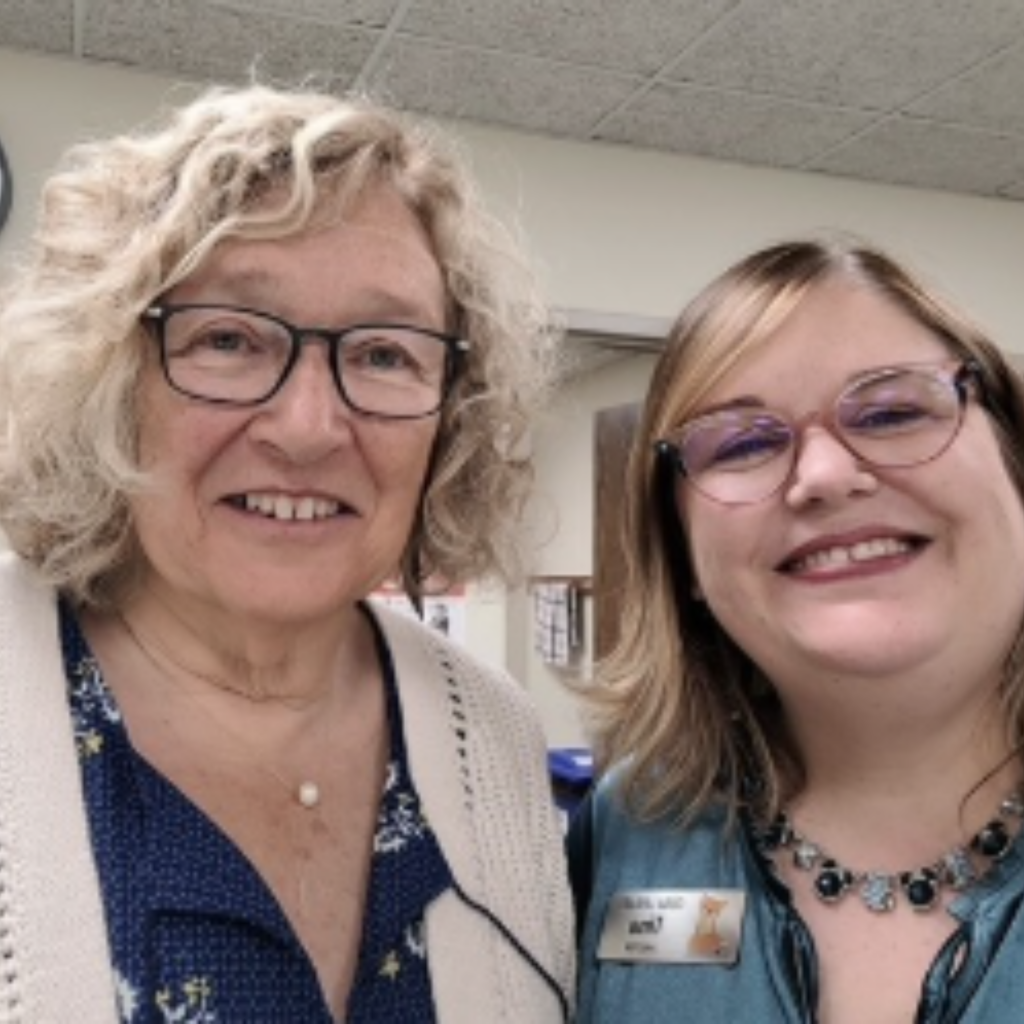 photo of faith stewart and tina dalton together