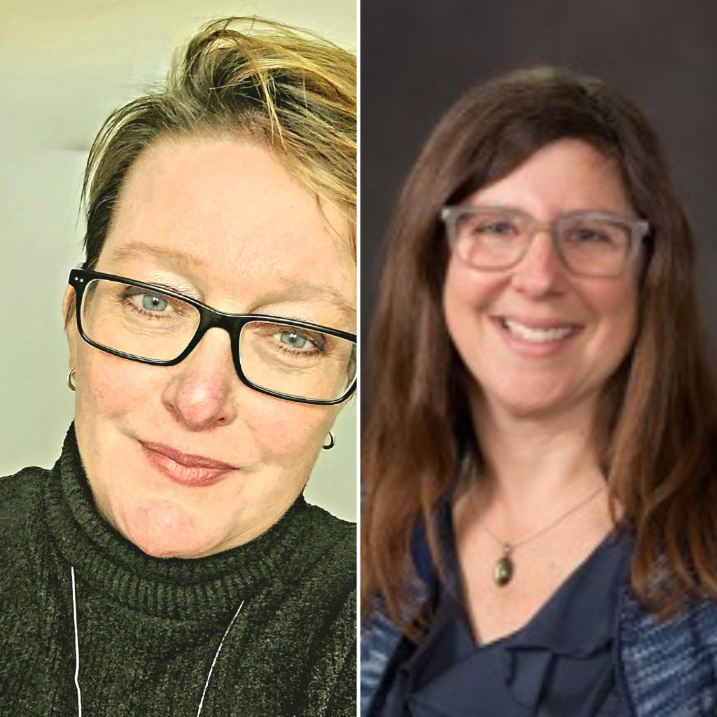 headshots for pauline emery on left and jen ferris on right